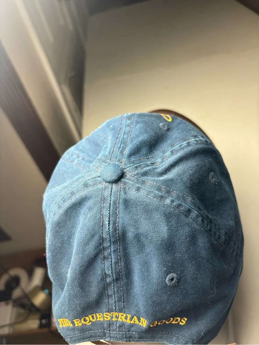 RRL Polo Ralph Lauren Rare vintage rl cords leather bill cap